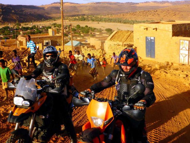 Zwei(teilige) Motorradreise(n) mit Enduros nach Mauretanien und Senegal