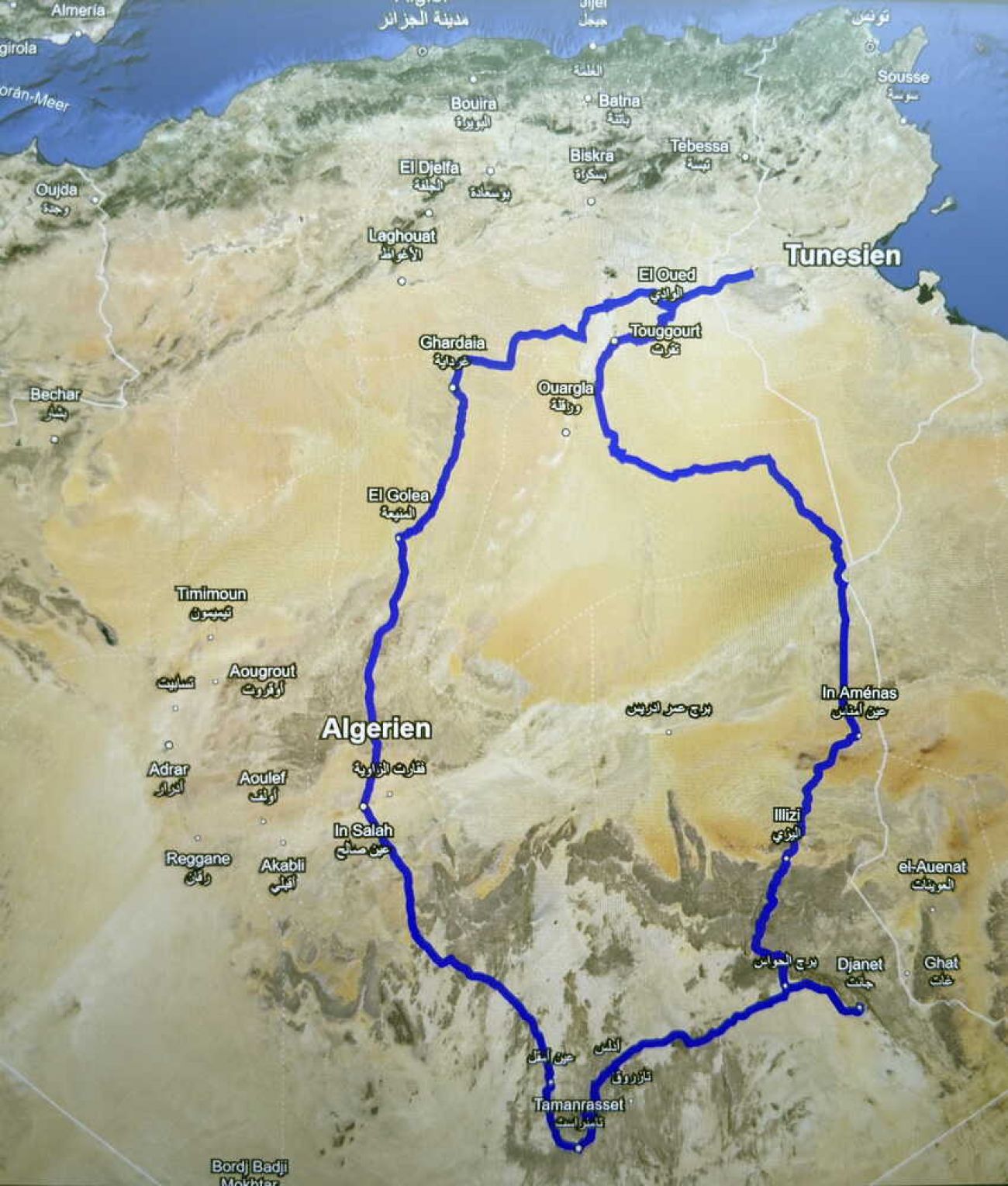Zum 40er von WÜSTENFAHRER: Grosse Algerien-Rundfahrt